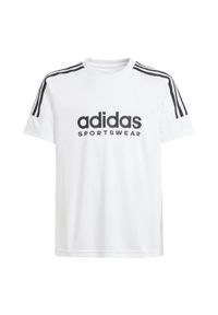 Adidas - Koszulka Tiro 24/7 Kids. Kolor: czarny, biały, wielokolorowy. Materiał: materiał. Sport: joga i pilates