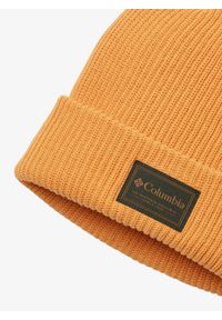 columbia - Czapka zimowa Columbia Lost Lager II Beanie - sunstone/outdoor original. Kolor: pomarańczowy. Sezon: zima