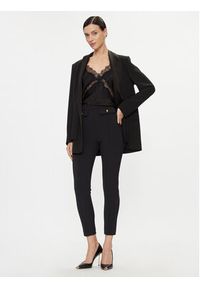 Elisabetta Franchi Spodnie materiałowe PA-037-37E2-V290 Czarny Slim Fit. Kolor: czarny. Materiał: syntetyk #3