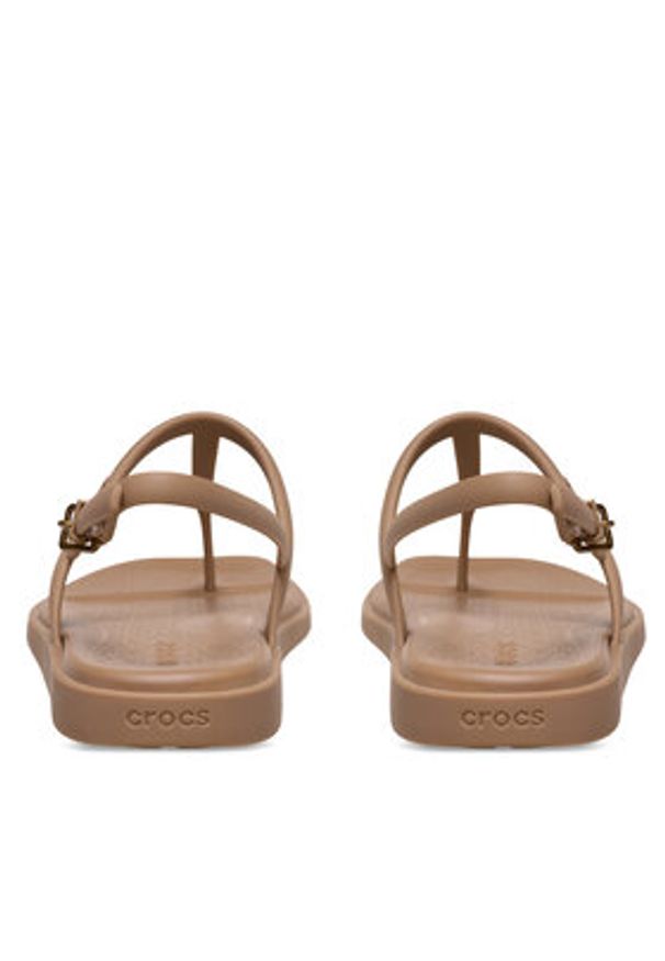 Crocs Sandały Miami Thong Flip 209793 Brązowy. Kolor: brązowy