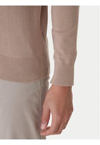 TOMMY HILFIGER - Tommy Hilfiger Sweter Essential MW0MW14745 Beżowy Regular Fit. Kolor: beżowy. Materiał: bawełna #2