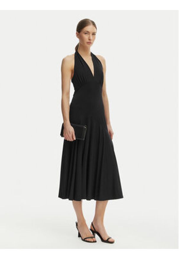 MICHAEL Michael Kors Sukienka koktajlowa MS683COH6J Czarny Slim Fit. Kolor: czarny. Materiał: syntetyk. Styl: wizytowy