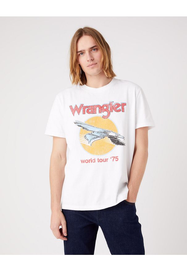 Wrangler - WRANGLER EAGLE TEE MĘSKI T-SHIRT KOSZULKA W70REE989 112321258