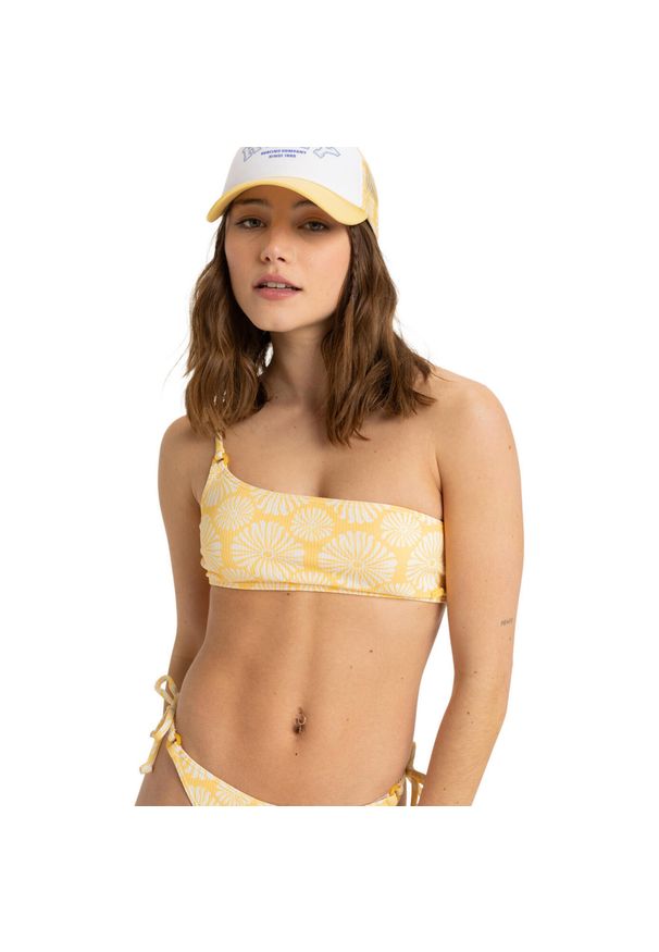 Roxy - Czapka Trucker dla Kobiety DONUT SPAIN Żółty. Kolor: żółty. Materiał: poliester, materiał. Wzór: nadruk