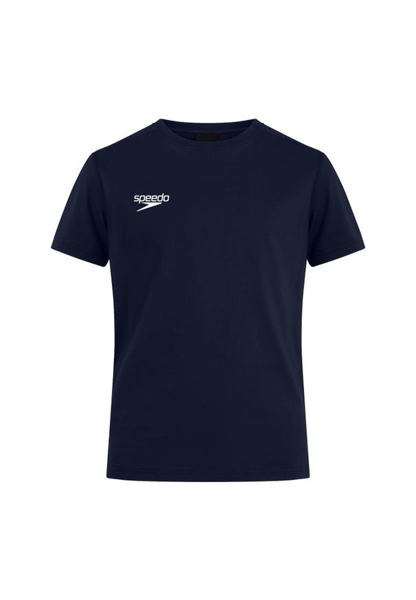 Koszulka T-Shirt damski Speedo Club Plain Tee. Kolor: niebieski