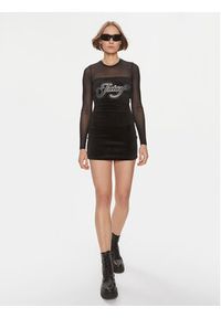 Juicy Couture Bluzka Raheem JCBCT223806 Czarny Slim Fit. Kolor: czarny. Materiał: syntetyk
