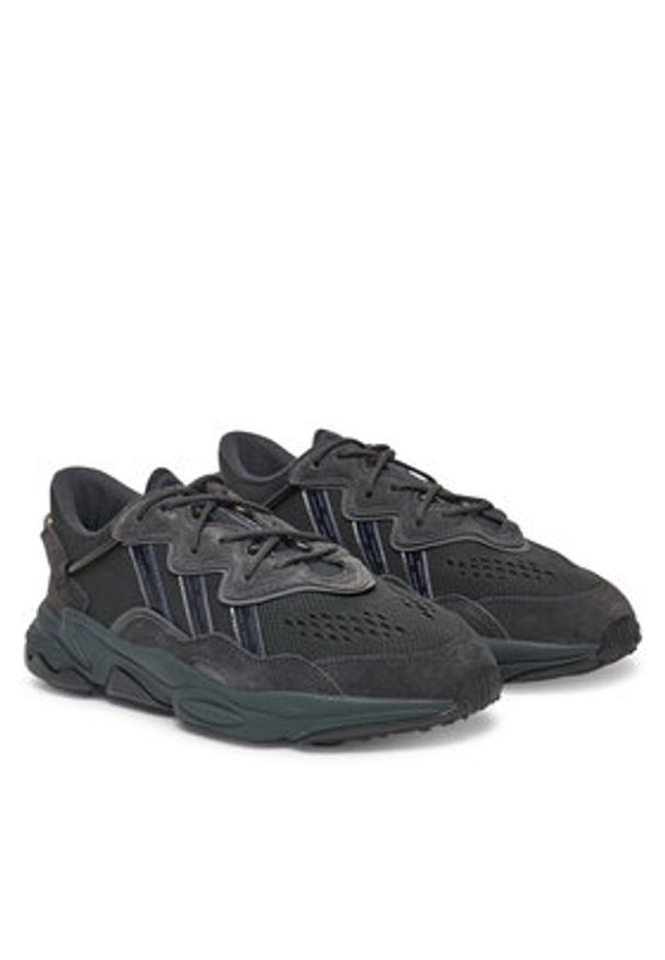 Adidas - adidas Sneakersy OZWEEGO JI2637 Szary. Kolor: szary. Materiał: skóra