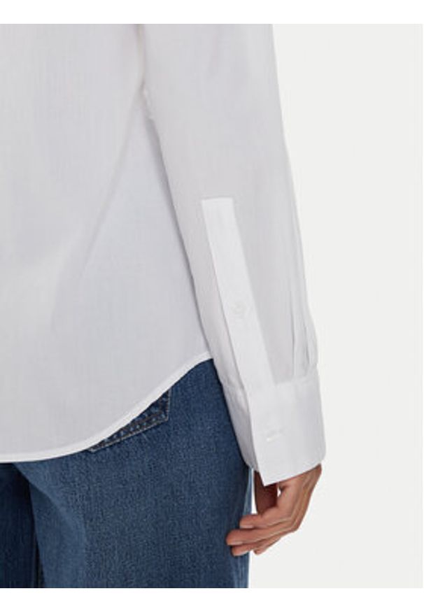 TOMMY HILFIGER - Tommy Hilfiger Koszula WW0WW43344 Biały Regular Fit. Kolor: biały. Materiał: bawełna