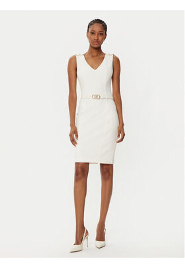Marciano Guess Sukienka koktajlowa 5RGK10 6302A Beżowy Bodycon Fit. Kolor: beżowy. Materiał: syntetyk. Typ sukienki: bodycon. Styl: wizytowy