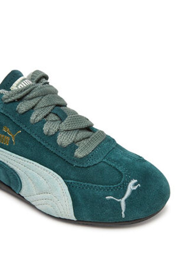 Puma Sneakersy Speedcat The NeverWorn V 401532 01 Zielony. Kolor: zielony. Materiał: skóra, zamsz