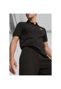 Puma - Męskie szorty Essentials 10" z logo No. 1 z dżerseju PUMA Black. Kolor: czarny. Materiał: jersey