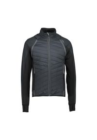 Kurtka hybrydowa męska CMP. Kolor: czarny, szary, wielokolorowy. Materiał: softshell. Sport: turystyka piesza
