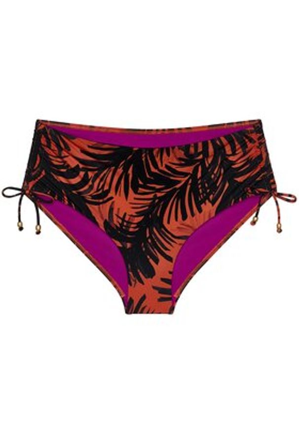 Triumph Dół od bikini Summer Palm 10227224 Brązowy. Kolor: brązowy. Materiał: syntetyk