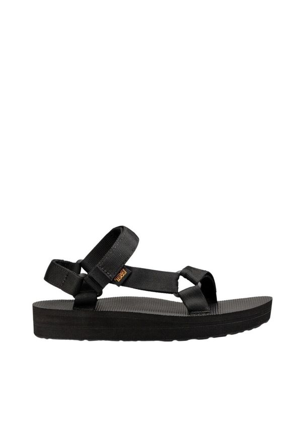 Buty do chodzenia damskie Teva Midform. Zapięcie: klamry. Kolor: czarny. Materiał: materiał, syntetyk, tkanina. Sport: turystyka piesza