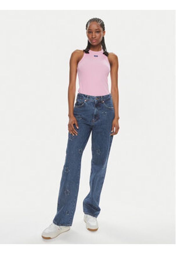 Hugo Jeansy Gilissi 50513738 Niebieski Relaxed Fit. Kolor: niebieski