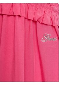 Guess Sukienka codzienna J4GK27 WG5S2 Różowy Regular Fit. Okazja: na co dzień. Kolor: różowy. Materiał: wiskoza. Typ sukienki: proste. Styl: casual #3