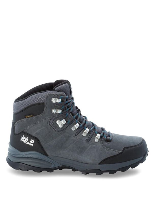 Jack Wolfskin Trekkingi Refugio Texapore Mid M 4049841 Szary. Kolor: szary. Sport: turystyka piesza