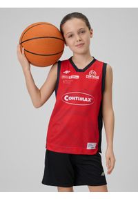 4f - 4F Koszulka meczowa replika wyjazdowa z sezonu 2025/26 dziecięca 4F x MOSiR Bochnia - czerwona 122/128 (6-8 lat). Kolor: czerwony. Materiał: materiał. Wzór: nadruk. Sezon: lato. Sport: bieganie, fitness #2