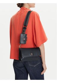 TOMMY HILFIGER - Tommy Hilfiger Torebka Th Joy Crossover AW0AW16813 Granatowy. Kolor: niebieski. Materiał: skórzane #3