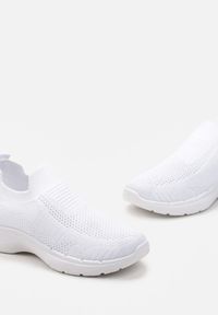 Renee - Białe Buty Sportowe z Elastyczną Cholewką Ortmane. Kolor: biały. Szerokość cholewki: normalna #2