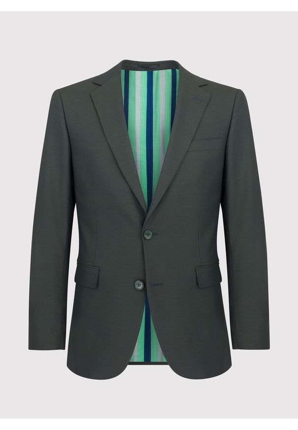 Pako Lorente - PAKO LORENTE – Zielona marynarka garniturowa P22SF-3G-022-Z-S. Kolor: zielony. Materiał: poliester, elastan, wiskoza