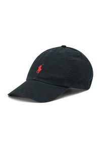 Polo Ralph Lauren Czapka z daszkiem Clsc Cap 323552489001 Czarny. Kolor: czarny. Materiał: materiał