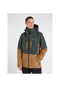 Kurtka narciarska i snowboardowa męska Protest PRTONEGA. Kolor: zielony, brązowy, wielokolorowy. Sezon: zima. Sport: snowboard, narciarstwo #1