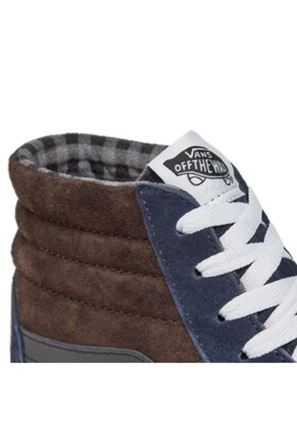 Vans Tenisówki Sk8-Hi VN000BW7BF11 Brązowy. Kolor: brązowy. Materiał: skóra, zamsz
