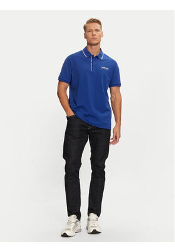 Pepe Jeans Polo Red Bull Racing RM540001 Niebieski Regular Fit. Typ kołnierza: polo. Kolor: niebieski. Materiał: bawełna