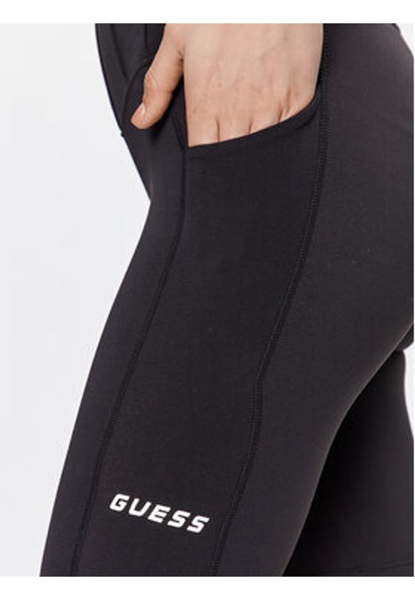 Guess Kolarki Brigit V3GD02 MC04Z Czarny Super Skinny Fit. Kolor: czarny. Materiał: syntetyk