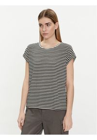 Vero Moda T-Shirt Ava 10284469 Czarny Regular Fit. Kolor: czarny. Materiał: lyocell
