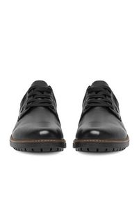 Rieker Półbuty F4611-00 Czarny. Kolor: czarny. Materiał: skóra #4