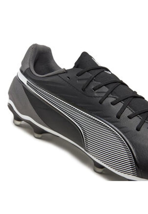 Puma Buty do piłki nożnej KING MATCH FG/AG 107863 01 Czarny. Kolor: czarny. Materiał: skóra