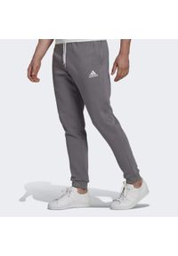 Spodnmie do piłki nożnej męskie Adidas Entrada 22 Sweat Pants. Kolor: szary. Materiał: poliester, dresówka, materiał, bawełna, polar #1