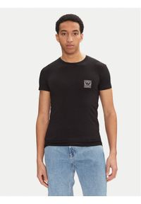 Emporio Armani Underwear T-Shirt EM000375 AF10798 UC001 Czarny Slim Fit. Kolor: czarny. Materiał: bawełna