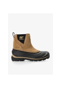 sorel - Buty zimowe męskie Sorel Buxton Pull On Boot WP. Kolor: brązowy. Sezon: zima. Sport: turystyka piesza