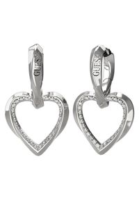 Guess Kolczyki JUBE0461 7JW Srebrny. Materiał: metalowe. Kolor: srebrny