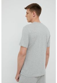 Calvin Klein Underwear t-shirt piżamowy kolor szary melanżowa. Kolor: szary. Materiał: dzianina. Wzór: melanż #4