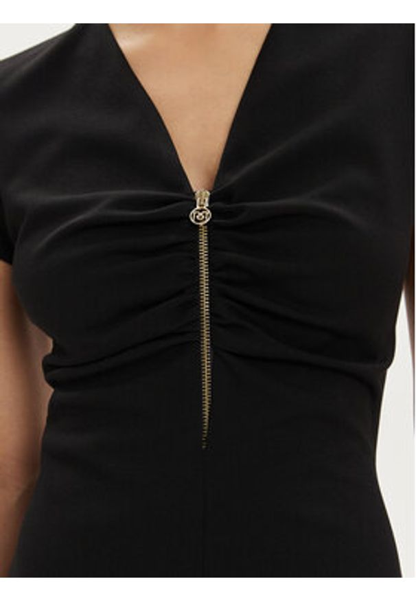 Rinascimento Sukienka koktajlowa CFC0117728003 Czarny Slim Fit. Kolor: czarny. Materiał: syntetyk. Styl: wizytowy