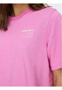 only - ONLY Bluza 15293691 Różowy Regular Fit. Kolor: różowy. Materiał: bawełna #5
