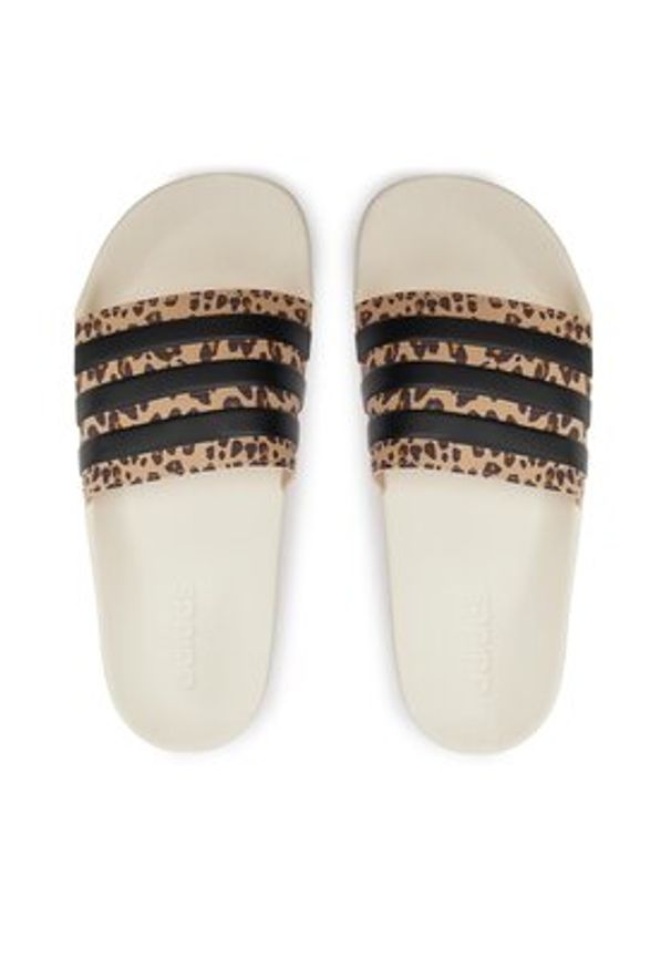 Adidas - adidas Klapki adilette Shower Slides IG3682 Brązowy. Kolor: brązowy