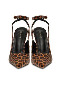 DeeZee Szpilki Q0328-1 Brązowy. Kolor: brązowy. Materiał: skóra. Obcas: na szpilce #3