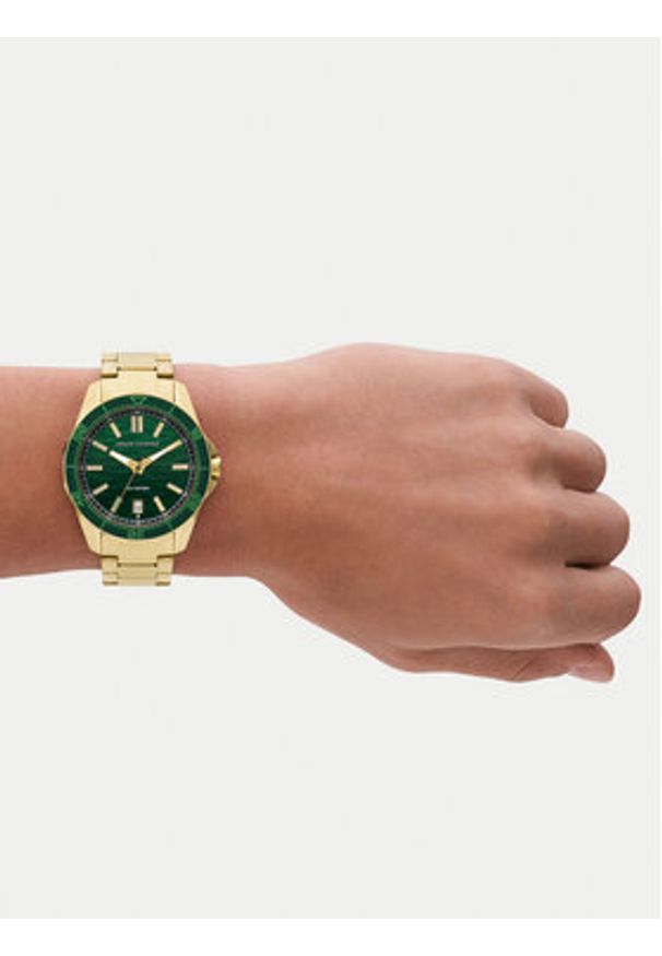 Armani Exchange Zegarek Spencer AX1951 Złoty. Kolor: złoty