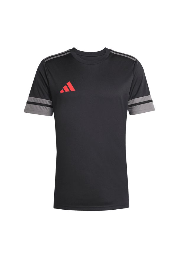 Adidas - Koszulka męska adidas Squadra 25. Kolor: czarny, szary, wielokolorowy. Materiał: poliester. Sport: piłka nożna