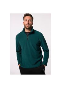 JAY-PI - Męski Półgolf outdoorowy kołnierz z zamkiem do rozm. 7XL. Kolekcja: plus size. Kolor: zielony, niebieski, wielokolorowy. Materiał: poliester, materiał
