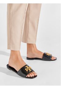 Tory Burch Klapki Eleanor Slide 88744 Czarny. Kolor: czarny. Materiał: skóra #3