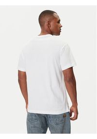 Versace Jeans Couture T-Shirt 79GAHT06 CJ00T Biały Regular Fit. Kolor: biały. Materiał: bawełna