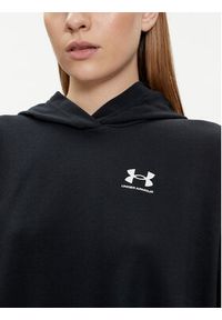 Under Armour Bluza Ua Rival Terry Os Hoodie 1382736-001 Czarny Loose Fit. Kolor: czarny. Materiał: bawełna