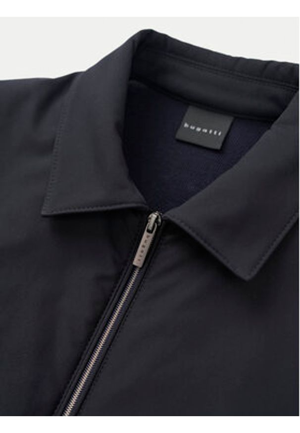 Bugatti Kurtka przejściowa 7600-65555B Granatowy Regular Fit. Kolor: niebieski. Materiał: bawełna