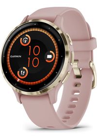 GARMIN - Zegarek sportowy Garmin Venu 3S Różowy (010-02785-03). Kolor: różowy. Styl: sportowy